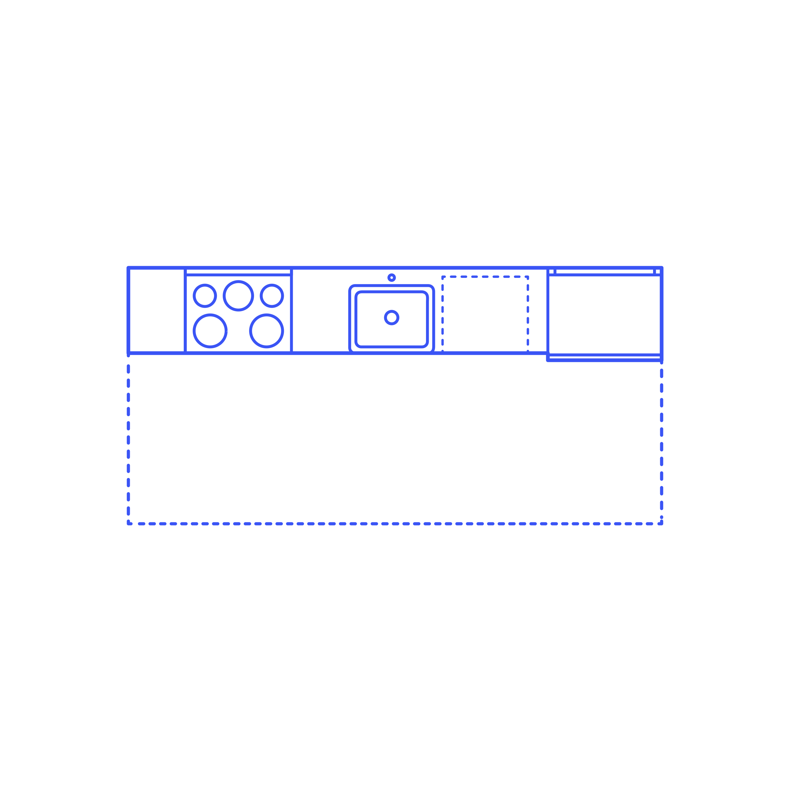 Layouts Kitchens Galley Single Row Kitchen Sketch Svg Vector Free Vectors